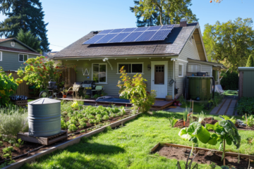 Photo d'une maison eco-responsable.