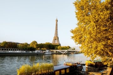 Photo de Paris avec Tour Eiffel et Seine